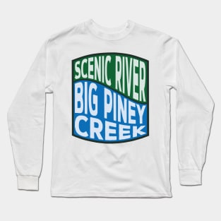 Big Piney Creek Scenic River wave Long Sleeve T-Shirt